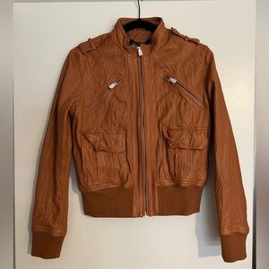Never worn French Connection Arada Bleeker leather jacket